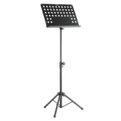 Stagg MUS-C5 T Basic 18.7x13.6 Inch Adjustable Punch Hole Orchestral Music Stand with Metal Music Rest Scratch and Dent