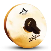 Zildjian A0468 16" Stadium Series Medium Pair Orchestral Cymbals with Brilliant Top & Traditional Bottom Finish Scratch and Dent