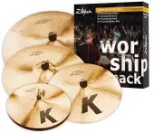 Zildjian K Worship Pack Cymbals 14" Dark Hi Hats 16" 18" Fast Crash & 20" Ride Scratch and Dent