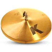 Zildjian K0923 15" K Zildjian Series Light Hihat Pair Drumset Cast Bronze Cymbals with Low Pitch and Dark Sound Scratch and Dent