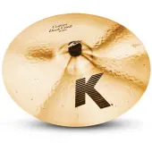 Zildjian K0953 18" K Custom Series Dark Crash Thin Drumset Cast Bronze Cymbal with Low Pitch Scratch and Dent