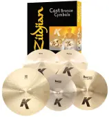 Zildjian K800 Complete K Box Set Includes 14" Hi-Hats 16" & 18" Thin Crash 20" Ride Scratch and Dent