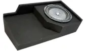 Kicker 43CVR102 Compatible with GMC Sierra Extended Cab 88-98 10" CompVR CVR10 Series 400W RMS 2-Ohm Sub and ASC 1X10GMOLD Sub Box Enclosure