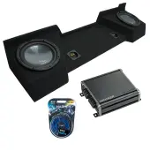 2007-2013 GMC Sierra Ext Cab Truck Harmony R124 Dual 12" Sub Box & CXA400.1 Amp