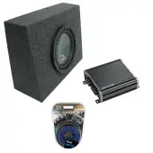 Universal Regular Standard Cab Truck Harmony R124 Single 12" Sub Box & CXA400.1
