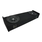 1997-1999 Ford F-150 Super Ext Cab Truck Kicker Comp C12 Dual 12" Sub Box Enclosure - Final 2 Ohm
