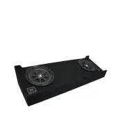 2007-2013 Chevy Silverado Crew Cab Truck Kicker Comp C10 Dual 10" Sub Box Enclosure - Final 2 Ohm