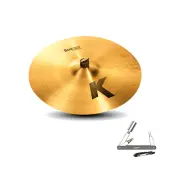 Zildjian K0912 20 Inch K-Zildjian Series Crash Cymbal Traditional Finish with Medium Bell Sized Low Profile With ZKEY