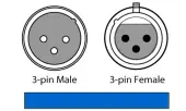 Chauvet DJ DMX3P50FT DMX Cable 50 ft 3 Male Pin to Female