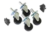 Peavey Pop Out Swivel Caster Set with Anodized Phillips Wood Screws (51220)