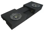 Kicker 43C104 Compatible with Toyota Tacoma 05-12 Double Cab 10" Comp C10 Series Sub and ASC 2X10TOYOTA-TACOMA-DB-05-09 Sub Box Enclosure