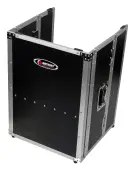 Odyssey Cases FZF1926 Heavy Duty 19" x 26" Foldout DJ Stand with Black Laminate & Aluminum Valance Edging