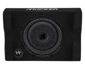Kicker 48CVTDF122 Single 12-Inch Down-Firing CompVT 2-Ohm Enclosure Compatible with 800 Watts 12" Subwoofer