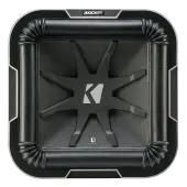 Kicker 41L7104 Q-Class L7 Car Audio 10" Square Subwoofer 750 Watts RMS Dual 4-Ohm Stereo Sub - Refurbished