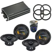 Compatible with Chevy Equinox 2005-2006 Factory Speaker Replacement Harmony (2) R65 & CXA360.4 Amp