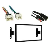 Nissan Altima 1998 1999 2000 2001 Double DIN Stereo Harness Radio Install Dash Kit Package