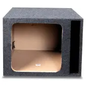 Car Audio Single 15" Vented Square Sub Box Enclosure fits Kicker L7 Subwoofer