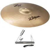 Zildjian Z40117 20" Z Custom Medium Crash Cymbal With ZKEY