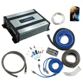 Harmony Audio HA-A400.1 Class D Mono Amplifier HA-MIDI80 Car Stereo Fuseholder and Kicker CK8 8GA Amplifier Accessory Kit