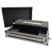 Harmony Audio HCSCLIVE2WLT Custom DJ Controller Case Compatible with Denon DJ SC LIVE 2 Standalone Design with Laptop Tray, Wheels, Adjustable Foam Inserts & Recessed Latch for Ultimate Protection