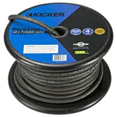 Kicker 46PWG4100 Car Audio 100ft 4 Gauge AWG Gray Power or Ground Cable Wire