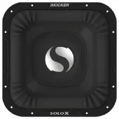 Kicker L7X Car Audio SoloX Ferrite Competition 2000W 1-Ohm 15 Inch Subwoofer - Refurbished