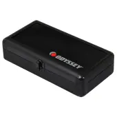 Odyssey KCC4PR2BL KROM Series Black PRO2 Case for 4 Turntable Needle Cartridges