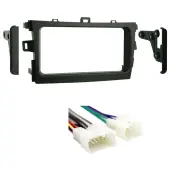 Toyota Corolla 2009 2010 2011 Double DIN Stereo Harness Radio Install Dash Kit