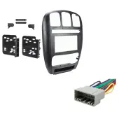 Dodge Caravan Grand Caravan 2001 Double DIN Stereo Radio Install Dash Kit New
