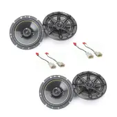 Kicker 46CSC654 Compatible with Toyota Tundra 2003-2007 6 1/2" Coaxial Range Stereo Speakers and HA-728104 Factory Speaker Replacement Harness