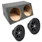 Kicker Dual Comp C15 15" Sealed Subwoofer Box 2 Ohm (10C15-4)