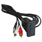 Memphis MXUSBA 1 Meter RCA In-Dash Switch Size AUX and USB Inputs