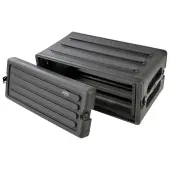 SKB Cases 1SKB-R4S Shallow 4U Roto Rack with Steel Rails Front/Back 10.5-Inch Deep (1SKBR4S)