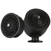 KICKER 51KST2004 3/4" (20mm) Tweeters, Includes X-Overs and Swivel Mount, 10-65 Watts RMS, 195 Watts Peak, 4-Ohm