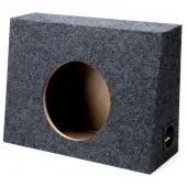 Single 10" Subwoofer Regular Standard Cab Truck Sub Box Enclosure 5/8" MDF