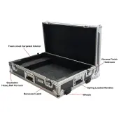 Harmony Cases HCREV7W DJ Flight Case Fits Pioneer DDJ-REV7 Controller W/ Wheels