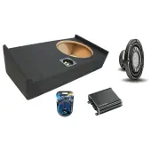 Harmony F124 Compatible With Ford F150 2009-2013 Extended Cab Truck Ported 12" Sub Box & CXA400.1