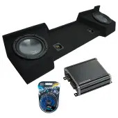 2007-2013 GMC Sierra Ext Cab Truck Harmony R124 Dual 12" Sub Box & CXA400.1 Amp