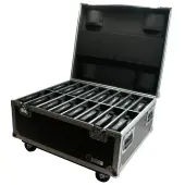 Harmony HC16SLIMPAR64 Lighting 16 Space Slimpar Can Light Flight Custom Case New Used