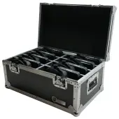 Harmony HC8SLIMPAR64 Lighting 8 Space Slimpar Can Light Flight Custom Case New Used