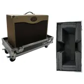 Harmony HCGC212C Universal 2X12 Electric Guitar Combo Amp Rolling Flight Case Used