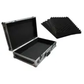 Harmony HCLUC  22" x 13" x 5-3/8" Pick & Pluck Foam Utility Locking Case Used