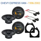 Chevy Express Van 1996-2007 Factory Speaker Upgrade Harmony (2) R65 Package New