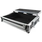 Harmony Cases Compatible With Rane One DJ Controller HCRNONEWLT Flight DJ Road Custom Case With Laptop Tray Used