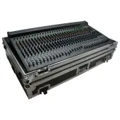 Harmony HCVLZ3204W Flight Transport Road Custom Mixer Case for Mackie 3204VLZ4 Used