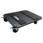 Harmony Cases HCWAD Dolly Road Gear Transport Plate with 3.5" Wheels & Brakes Used