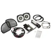 Kicker 46HDR154 Front Speaker Amp Upgrade for 15-UP Harley Road Glide Motorcycle