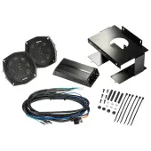 Kicker 46HDS962 Front Speaker Amp Upgrade for 96-13 Harley Bat Wing Fairing Bike