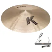 Zildjian K2820 20 Inch K Paper Thin Crash Cymbal - Traditional Finish with ZKEY