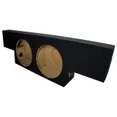 2001-2006 Chevy Silverado 1500 Crew Cab Non-HD Truck Dual 12" Sub Enclosure Subwoofer Box Used